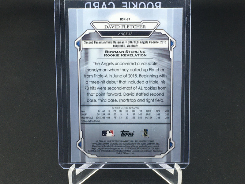2019 TOPPS BOWMAN STERLING - D. FLETCHER -