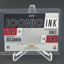 2018 PANINI ABSOLUTE - ICONIC INK - C. JONES/ D. BUCANNON - #ID-CD - #'D/50 - DUAL AUTOGRAPH