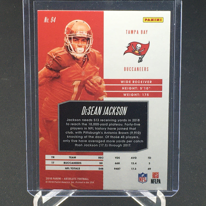 2018 PANINI ABSOLUTE - D. JACKSON -