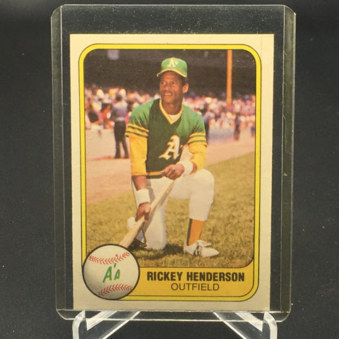 1981 FLEER - R. HENDERSON - #574