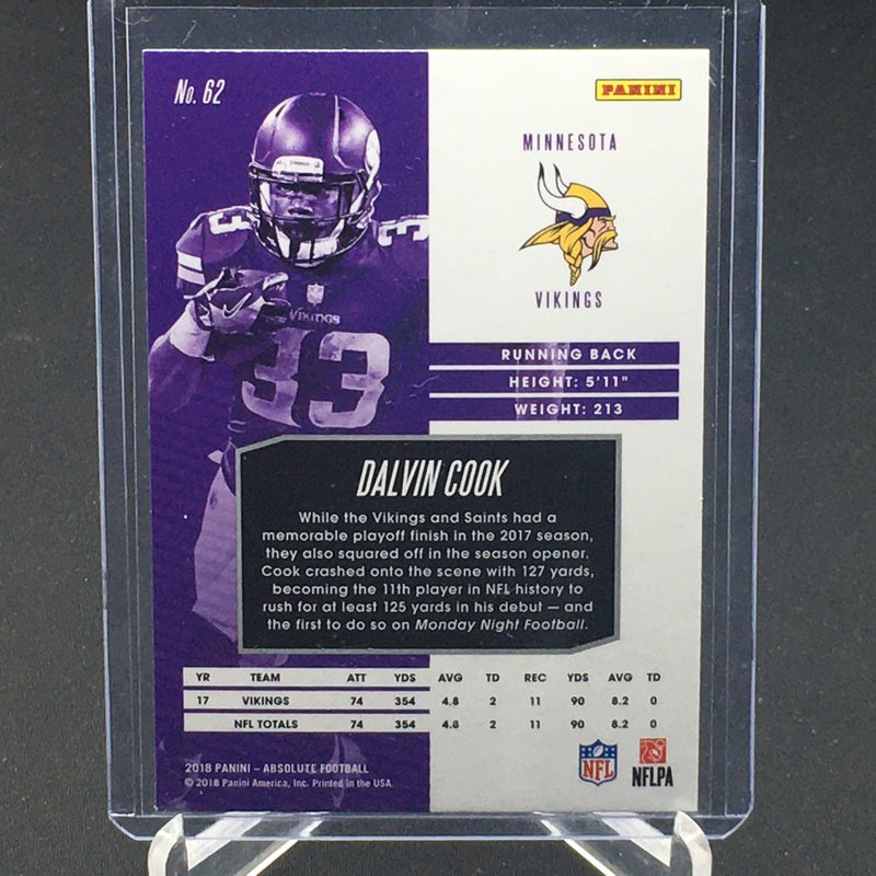 2018 PANINI ABSOLUTE - D. COOK -