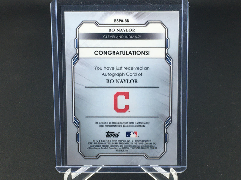 2019 TOPPS BOWMAN STERLING - B. NAYLOR - #BSPA-BN - #'D/99 - AUTOGRAPH - REFRACTOR