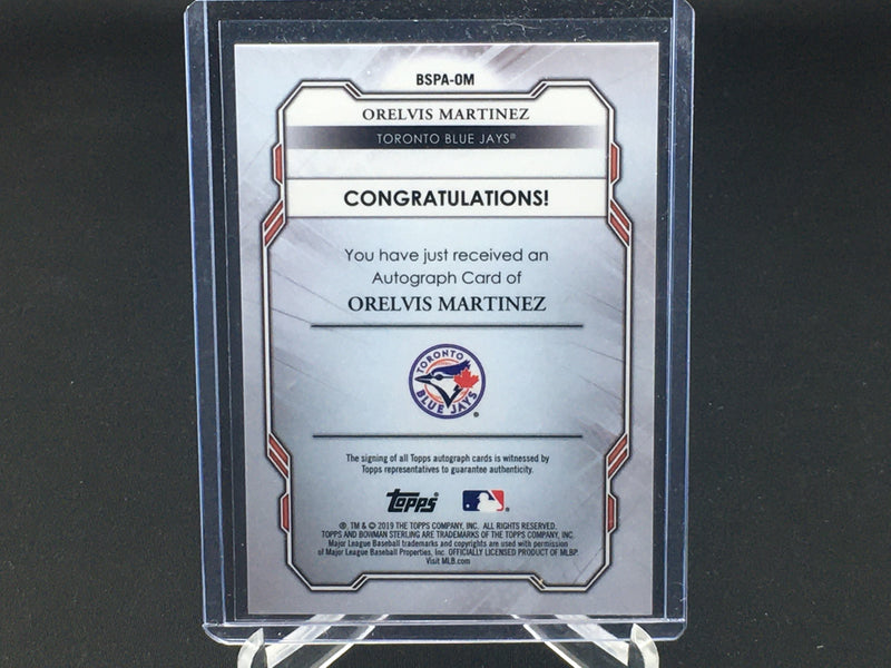 2019 TOPPS BOWMAN STERLING - O. MARTINEZ -