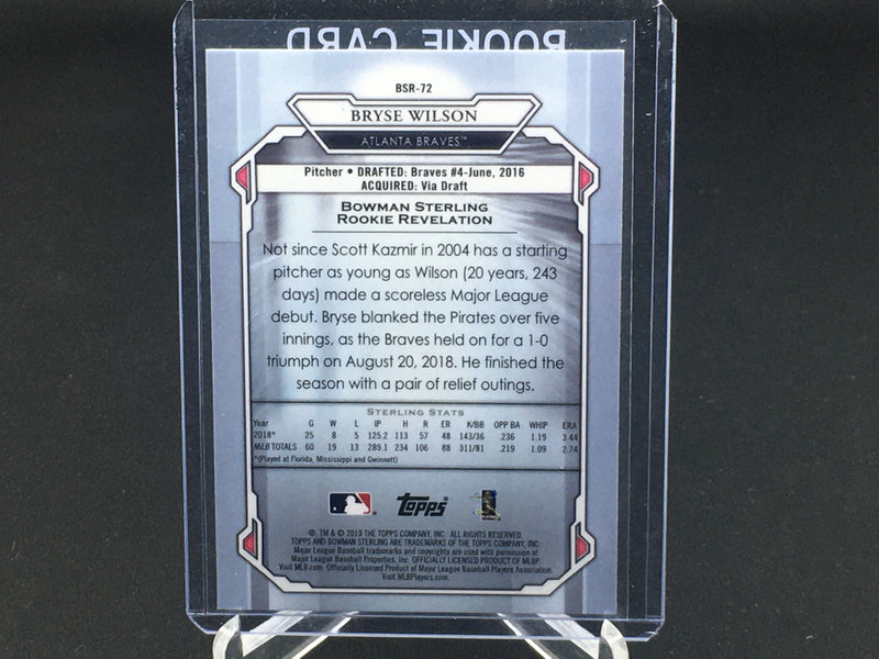 2019 TOPPS BOWMAN STERLING - B. WILSON -