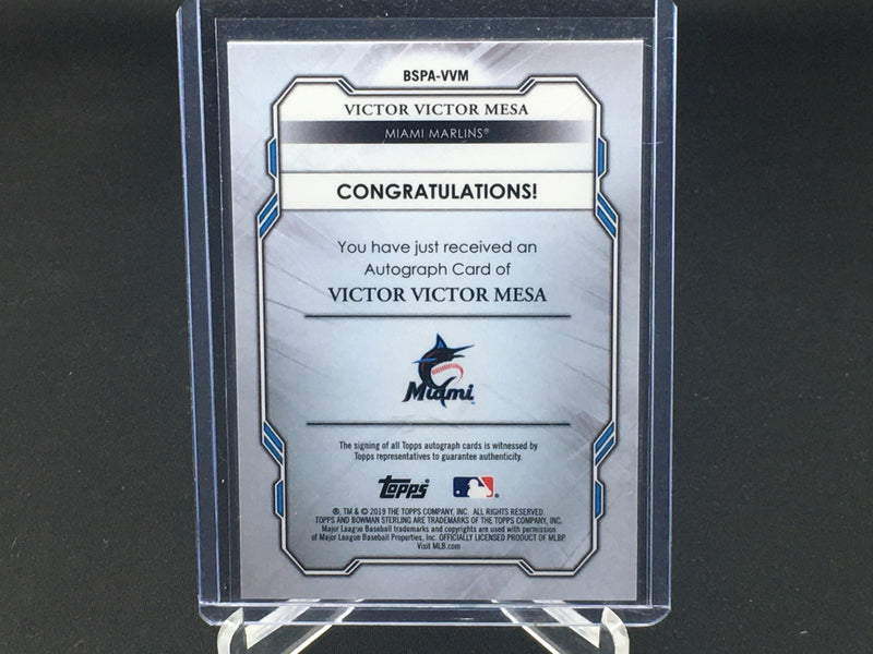 2019 TOPPS BOWMAN STERLING - V. MESA -
