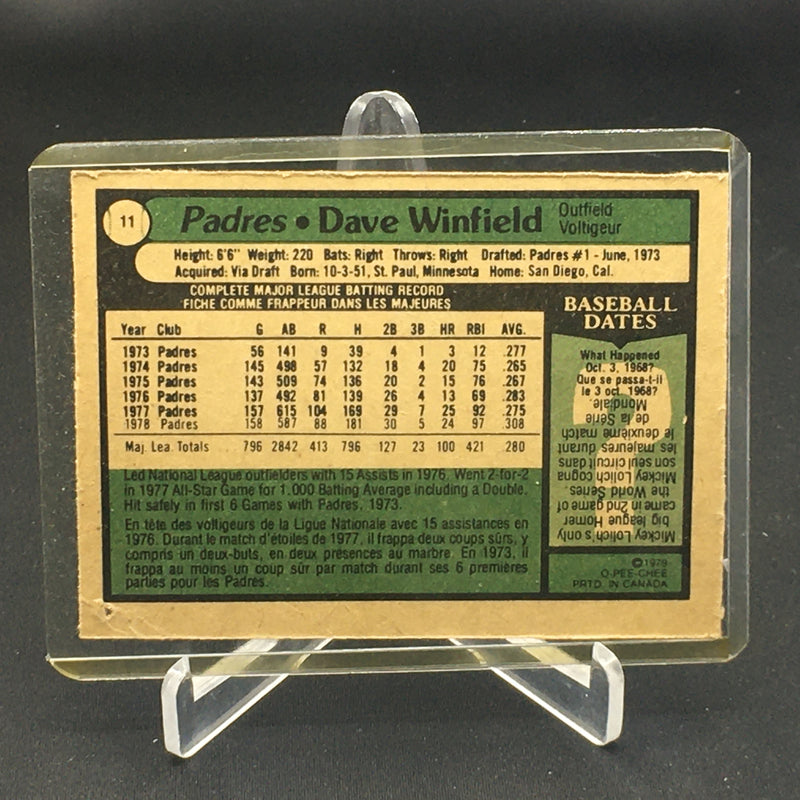 1979 O-PEE-CHEE - D. WINFIELD -