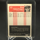 1985 FLEER - B. SABERHAGEN -