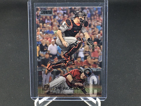 2018 TOPPS STADIUM CLUB - J. REALMUTO - #287 - BLACK