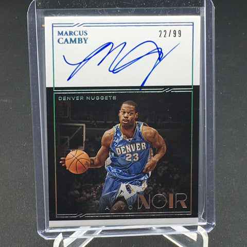 2020 PANINI NOIR - AUTO NOIR - M. CAMBY - #AC-MCA - #'D/99 - AUTOGRAPH