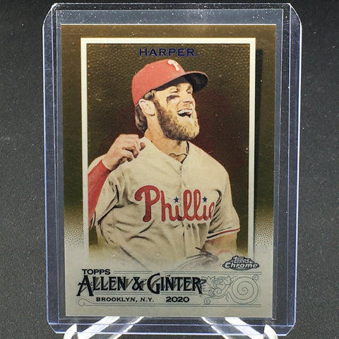 2020 TOPPS CHROME ALLEN  & GINTER - GOLD - B. HARPER - #16 - #'D/50