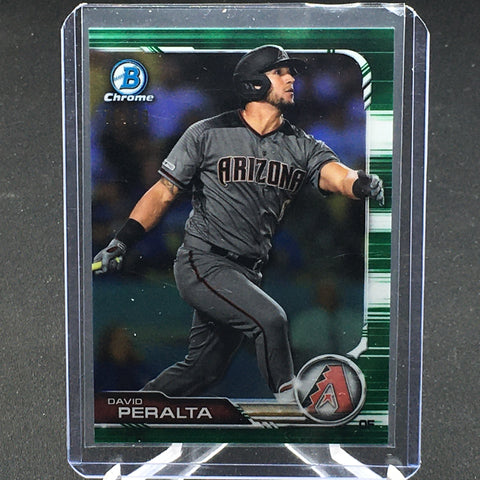 2019 TOPPS BOWMAN CHROME - GREEN - D. PERALTA - #8 - #'D/99