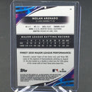 2021 TOPPS FINEST - BLUE REFRACTOR - N. ARENADO - #78 - #'D/150