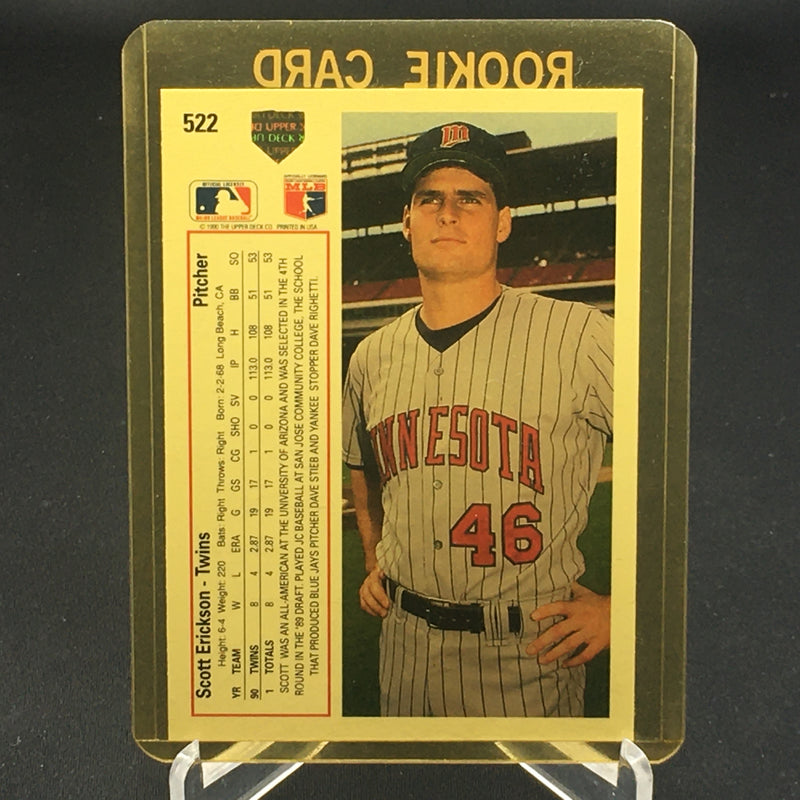1990 UPPER DECK - S. ERICKSON -
