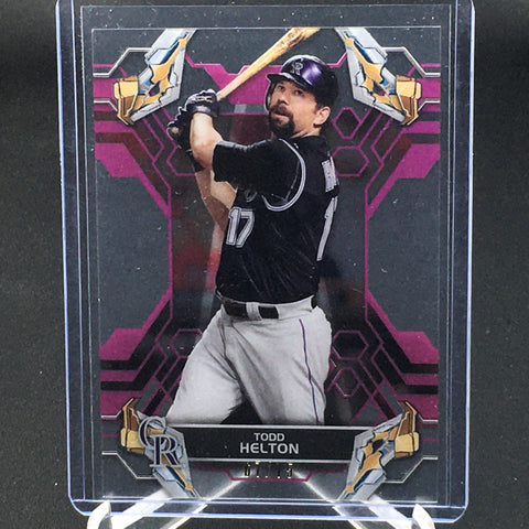 2019 TOPPS HIGH TEK - T. HELTON - #80 - #'D/75 - PINK