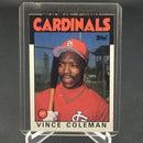 1986 TOPPS CHEWING GUM - V. COLEMAN -