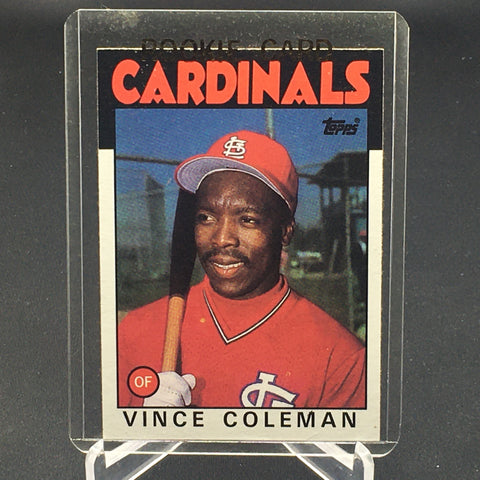 1986 TOPPS CHEWING GUM - V. COLEMAN - #370