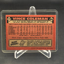 1986 TOPPS CHEWING GUM - V. COLEMAN -