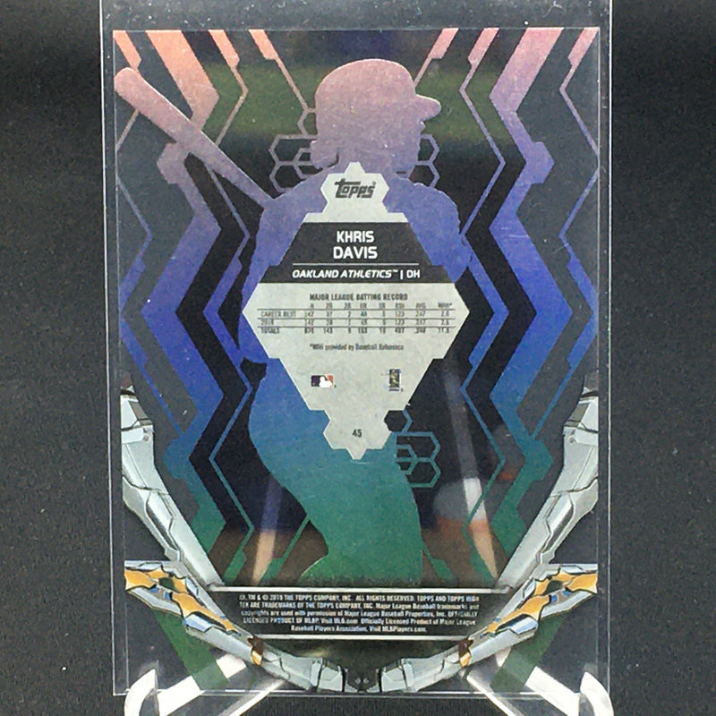 2019 TOPPS HIGH TEK - K. DAVIS -