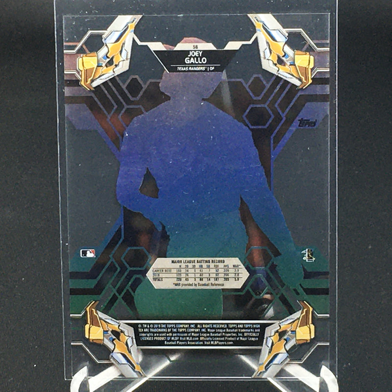 2019 TOPPS HIGH TEK - J. GALLO -