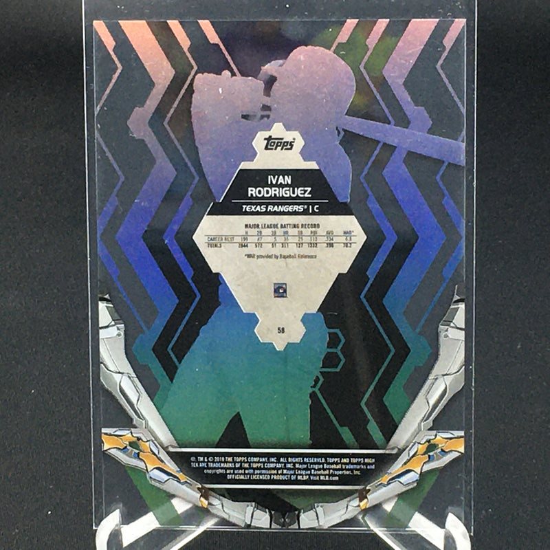 2019 TOPPS HIGH TEK - I. RODRIGUEZ -