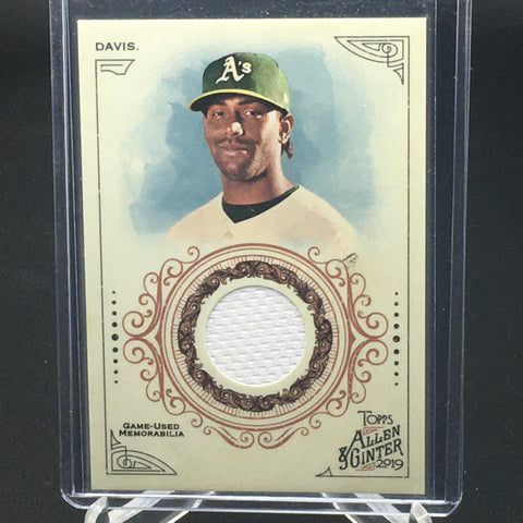 2019 TOPPS ALLEN AND GINTER - K. DAVIS - #FSRA-KD - JERSEY