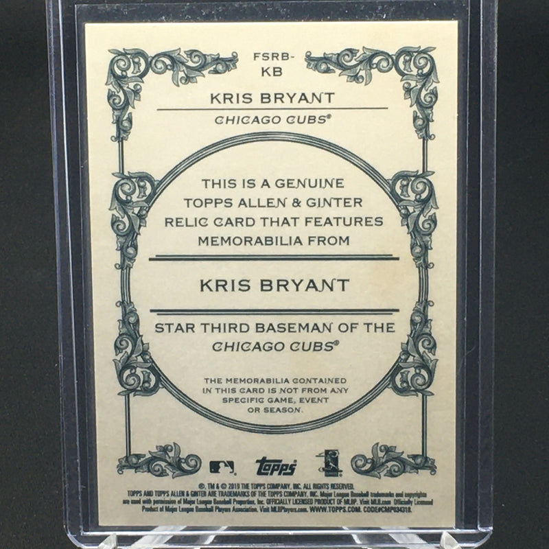 2019 TOPPS ALLEN & GINTER - K. BRYANT -