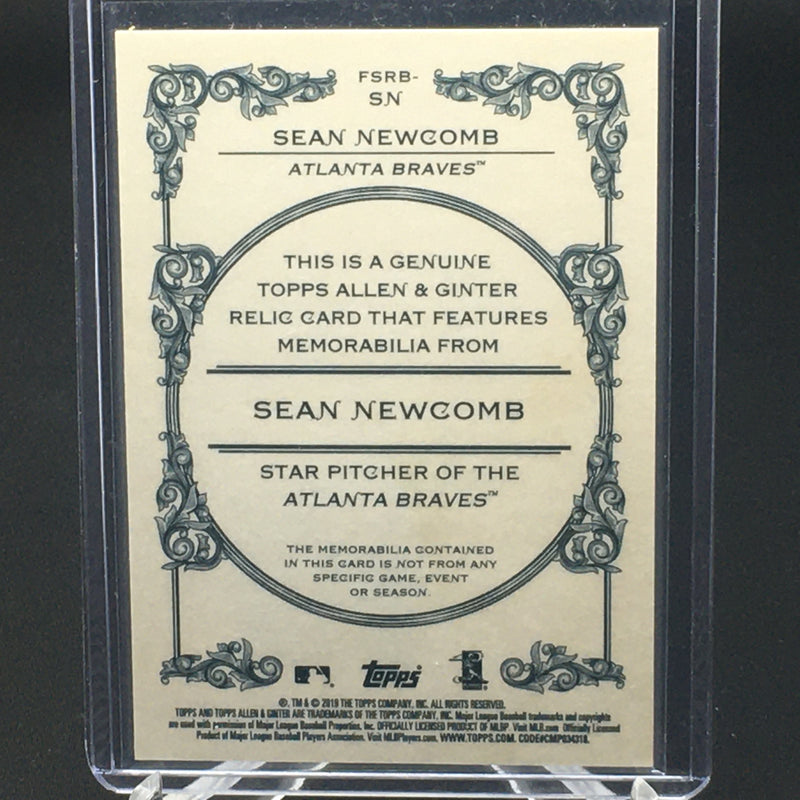 2019 TOPPS ALLEN AND GINTER - S. NEWCOMB -