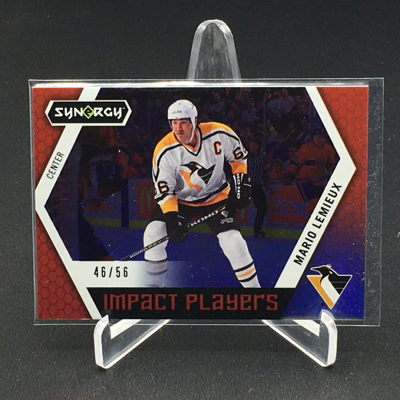 2017 UPPER DECK SYNERGY - RED - IMPACT PLAYERS - M. LEMIEUX - #IP-37 - #'D/56