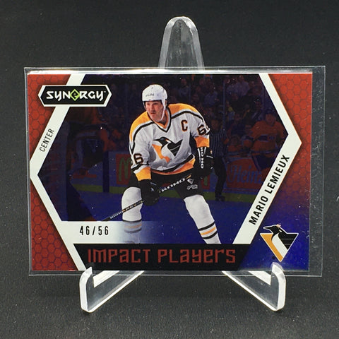 2017 UPPER DECK SYNERGY - RED - IMPACT PLAYERS - M. LEMIEUX - #IP-37 - #'D/56