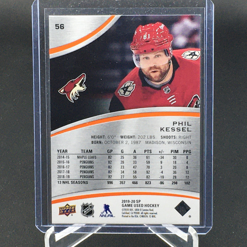 2019 UPPER DECK SP GAME USED - P. KESSEL - #56 - #'D/113 - ORANGE