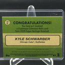2020 TOPPS HERITAGE - CLUBHOUSE COLLECTION - K. SCHWARBER -