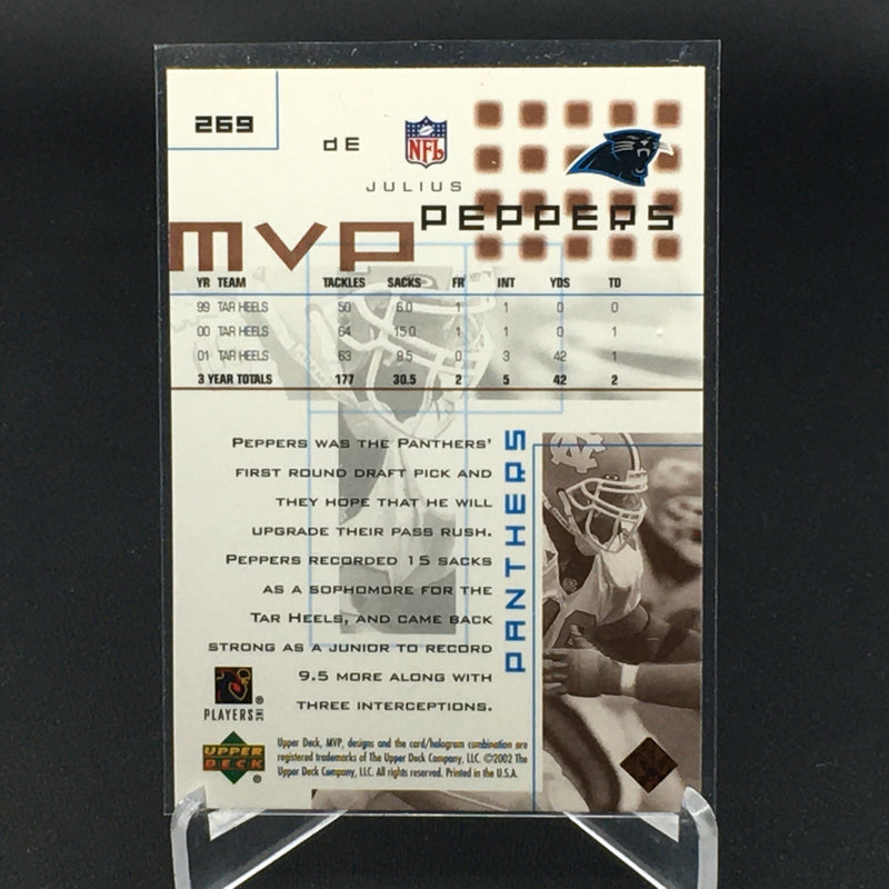 2002 UPPER DECK MVP - J. PEPPERS -