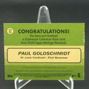 2020 TOPPS HERITAGE - CLUBHOUSE COLLECTION - P. GOLDSCHMIDT -