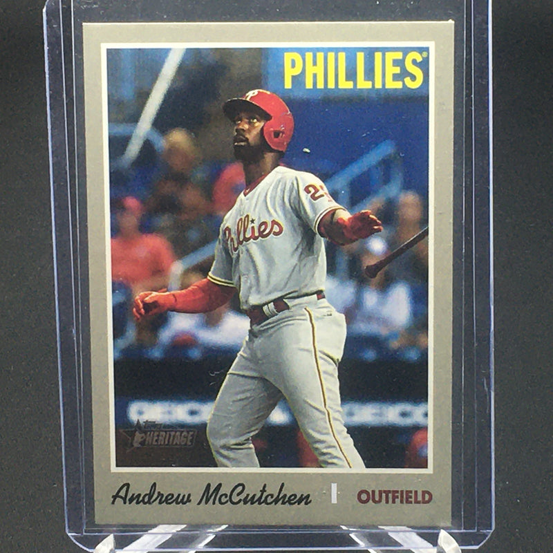 2019 TOPPS HERITAGE - A. MCCUTCHEN -