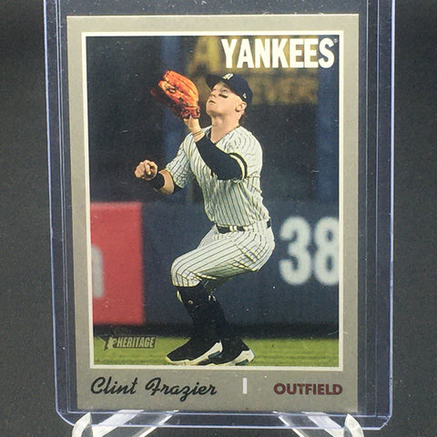 2019 TOPPS HERITAGE - C. FRAZIER - #708 ACTION