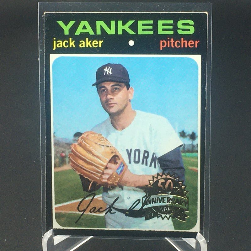 2020 TOPPS HERITAGE - 50TH ANNIVERSARY BUYBACK - J. AKER -