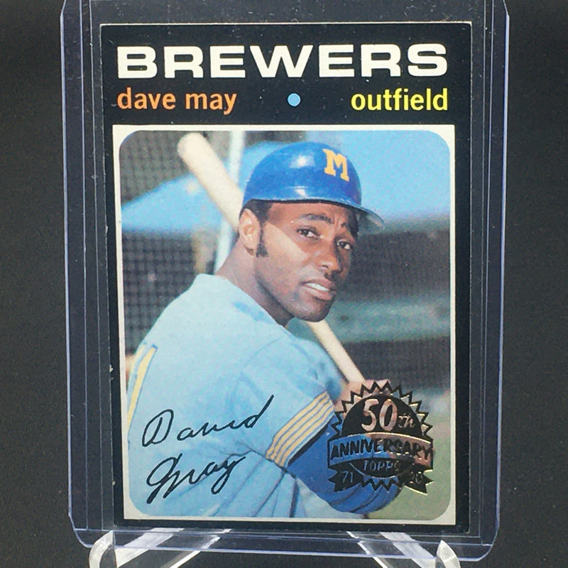 2020 TOPPS HERITAGE - 50TH ANNIVERSARY BUYBACK - D. MAY -