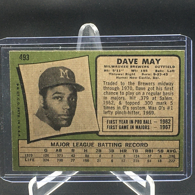 2020 TOPPS HERITAGE - 50TH ANNIVERSARY BUYBACK - D. MAY -