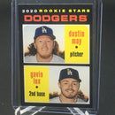 2020 TOPPS HERITAGE - ROOKIE STARS - D. MAY/ G. LUX -