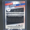 2019 TOPPS FINEST - C. KERSHAW - #23 - #'D/150 - REFRACTOR