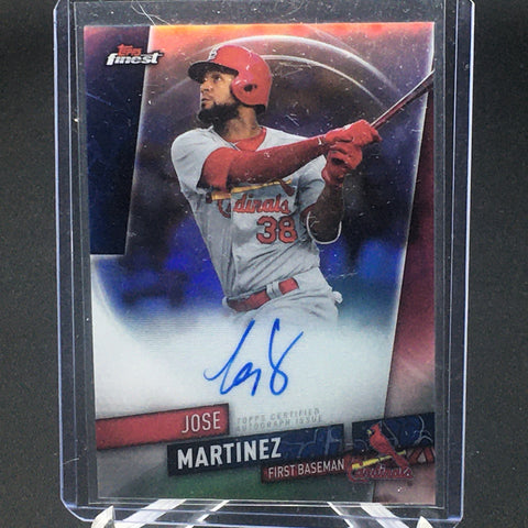 2019 TOPPS FINEST - J. MARTINEZ - #FA-JM - REFRACTOR - RC