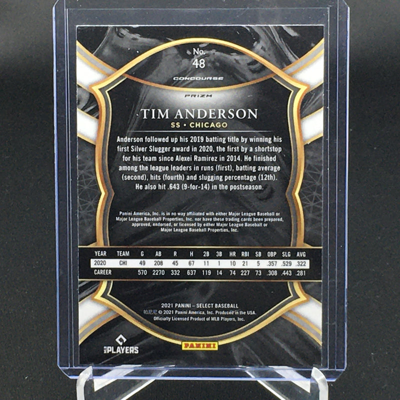 2021 PANINI SELECT - TRI-COLOR PRIZM - T. ANDERSON -