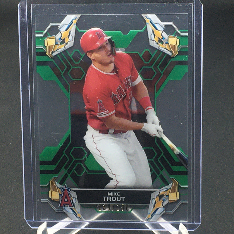 2019 TOPPS HIGH TEK - M. TROUT - #31 - #'D/150 - GREEN