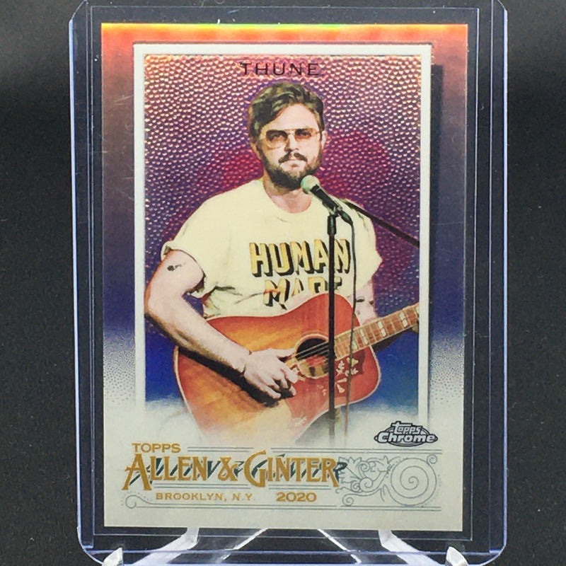 2020 TOPPS CHROME - ALLEN & GINTER - SILVER - N. THUNE -