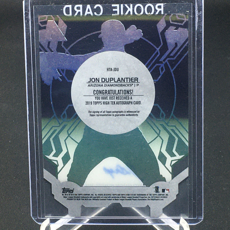 2019 TOPPS HIGH TEK - J. DUPLANTIER -