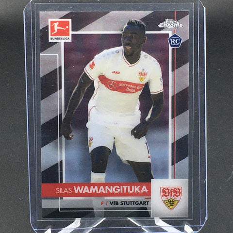 2021 TOPPS CHROME BUNDESLIGA - S. WAMANGITUKA - #93 - RC