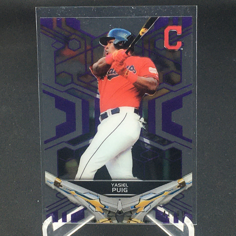 2019 TOPPS HIGH TEK - Y. PUIG - #75 - #'D/99 - PURPLE