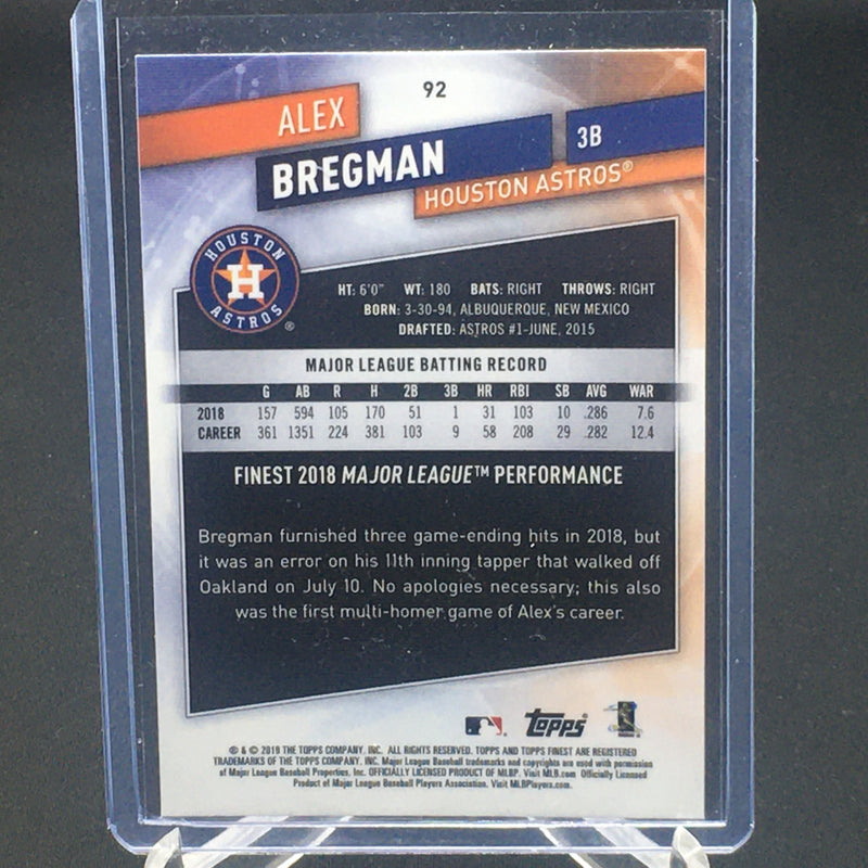 2019 TOPPS FINEST - A. BERGMAN -