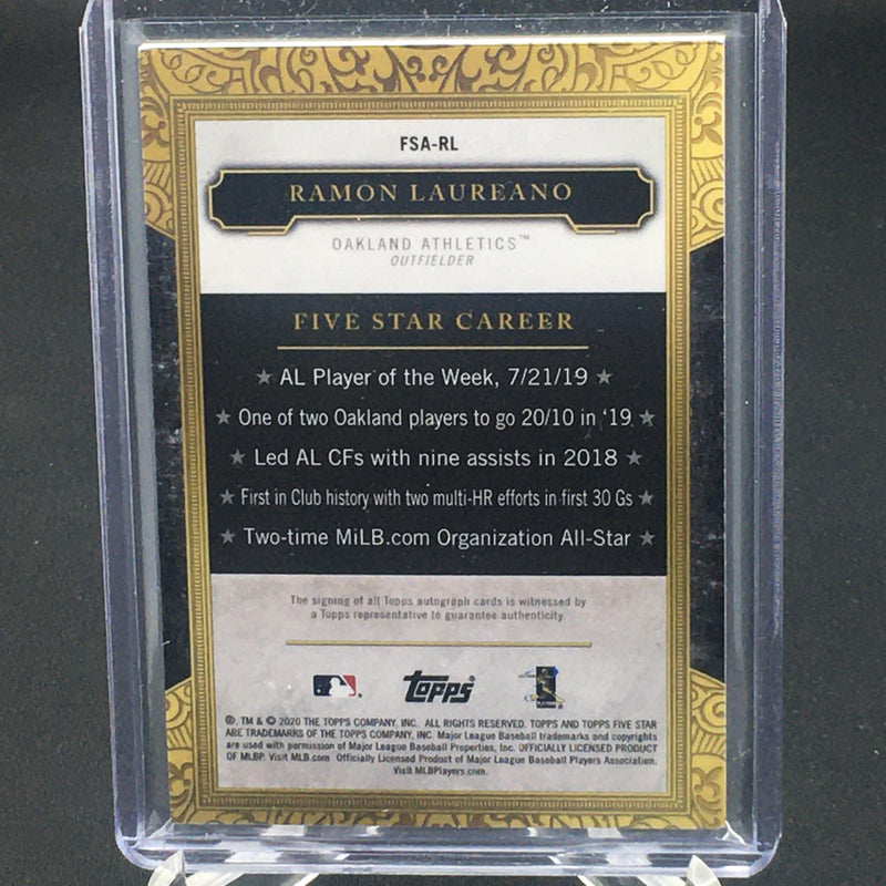 2020 TOPPS FIVE STAR - R. LAUREANO -