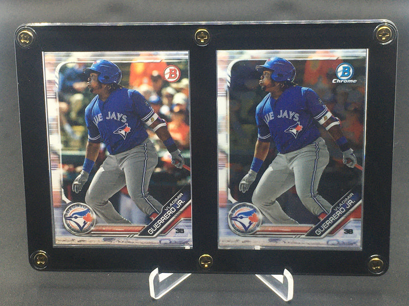 2019 TOPPS BOWMAN - BOWMAN CHROME - V. GUERRERO JR. - #BP-1 - #BCP-1 - 2 CARD DISPLAY
